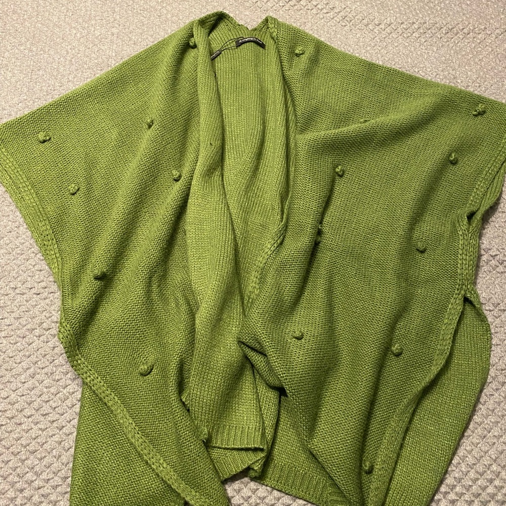 Polka dot sweater cardigan
